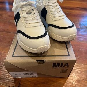 MIA Women’s White and Black Sneakers